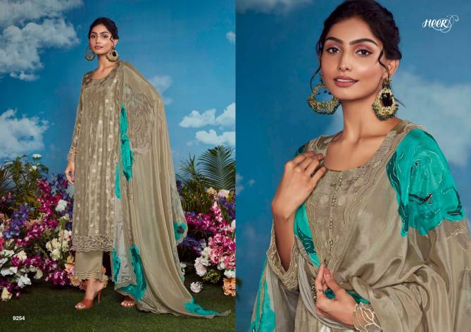 Heer Blossom By Kimora Weaving Masleen Printed Suits Wholesale Price In Surat
